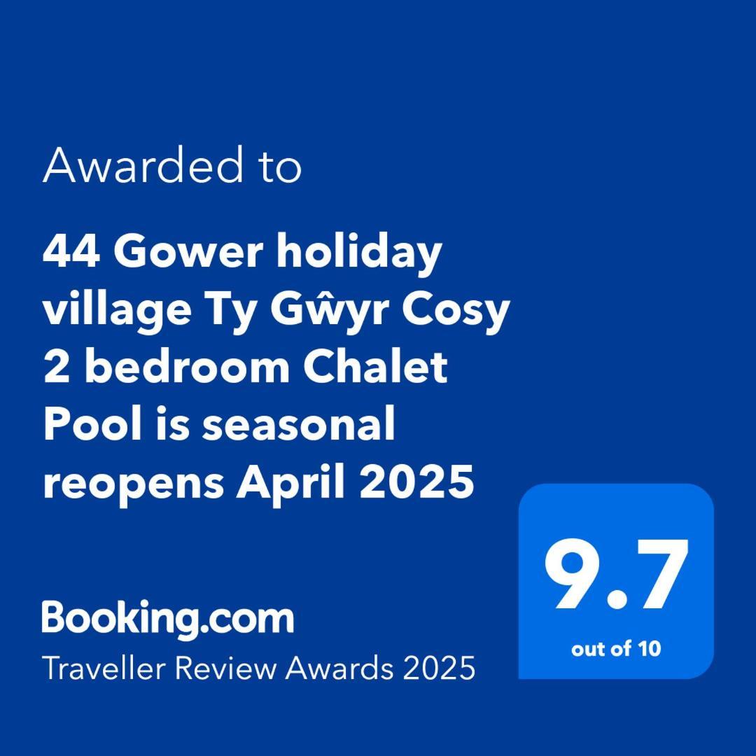44 Gower Holiday Village Ty Gwyr Cosy 2 Bedroom Chalet Swansea Exterior photo